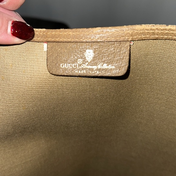 Authentic Gucci GG Supreme Web Tote - Picture 12 of 16